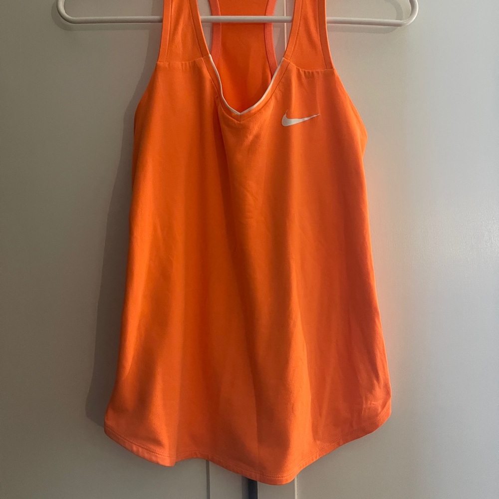 Nike Court Dri-Fit Women's S Orange Tank Top